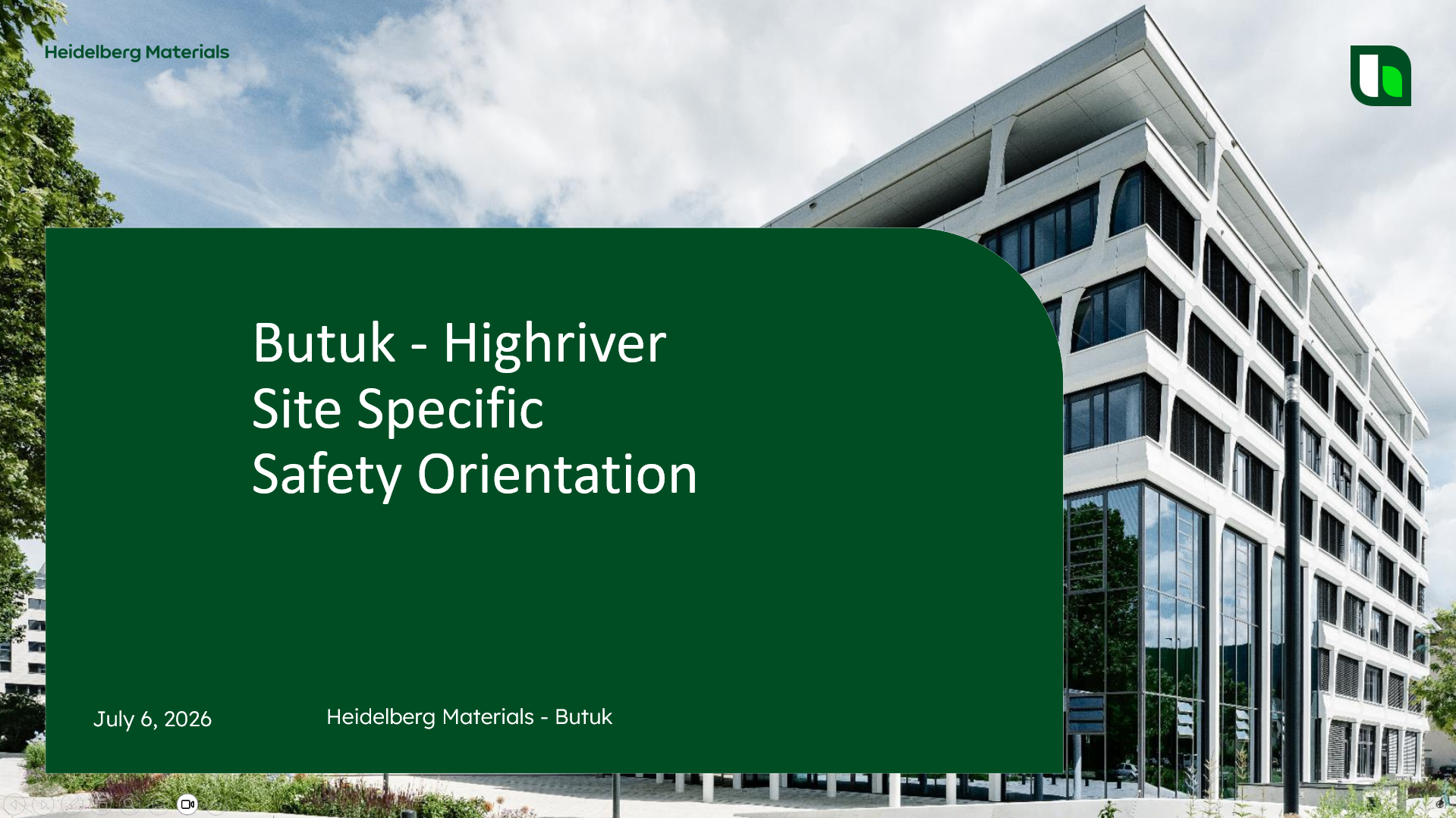 Butuk Site Orientation